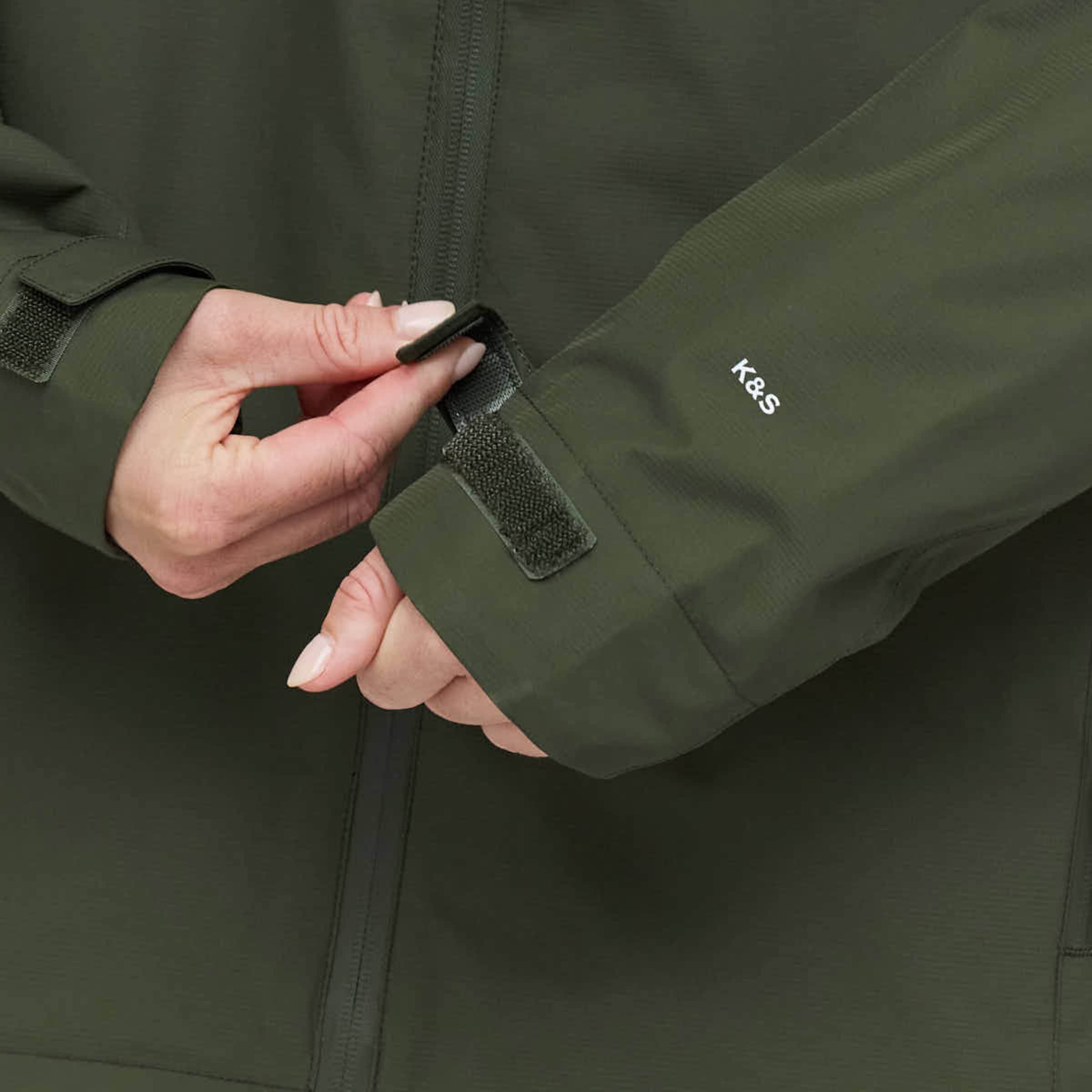 Puffer 3in1 Rain Jacket Olive