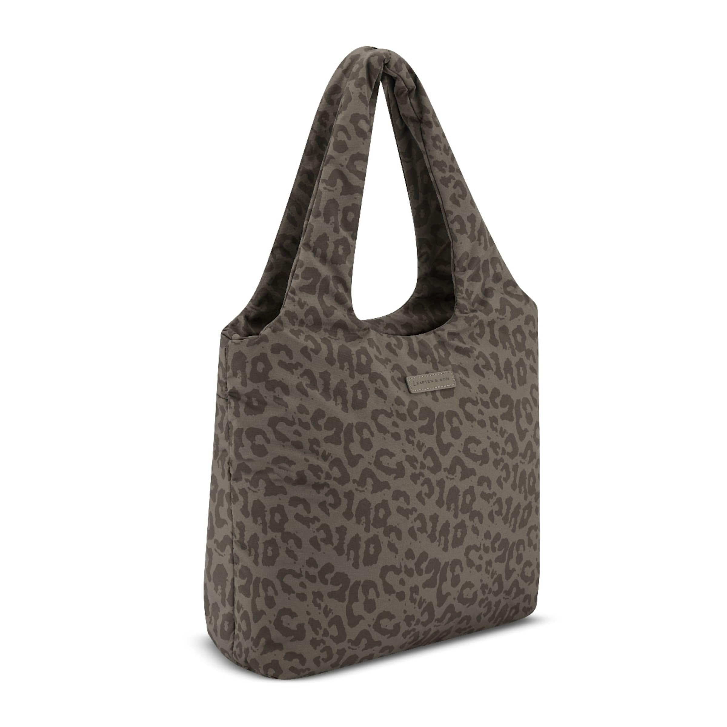 Skara Cloud Shopper Leo Dark Brown