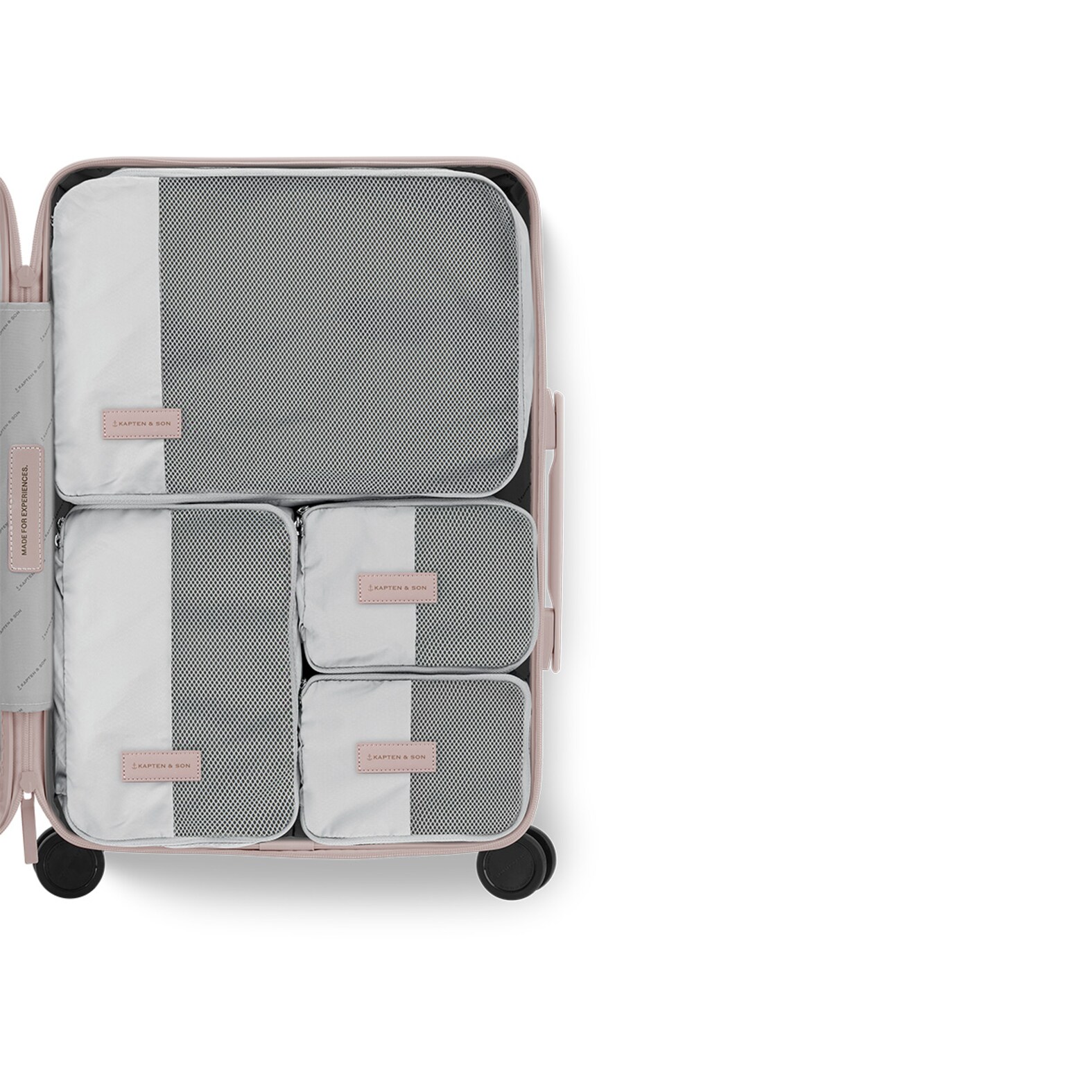 Packing Cubes, Packing Cubes Set Small Muted Clay, Muted Clay, Afbeelding 3 van 4