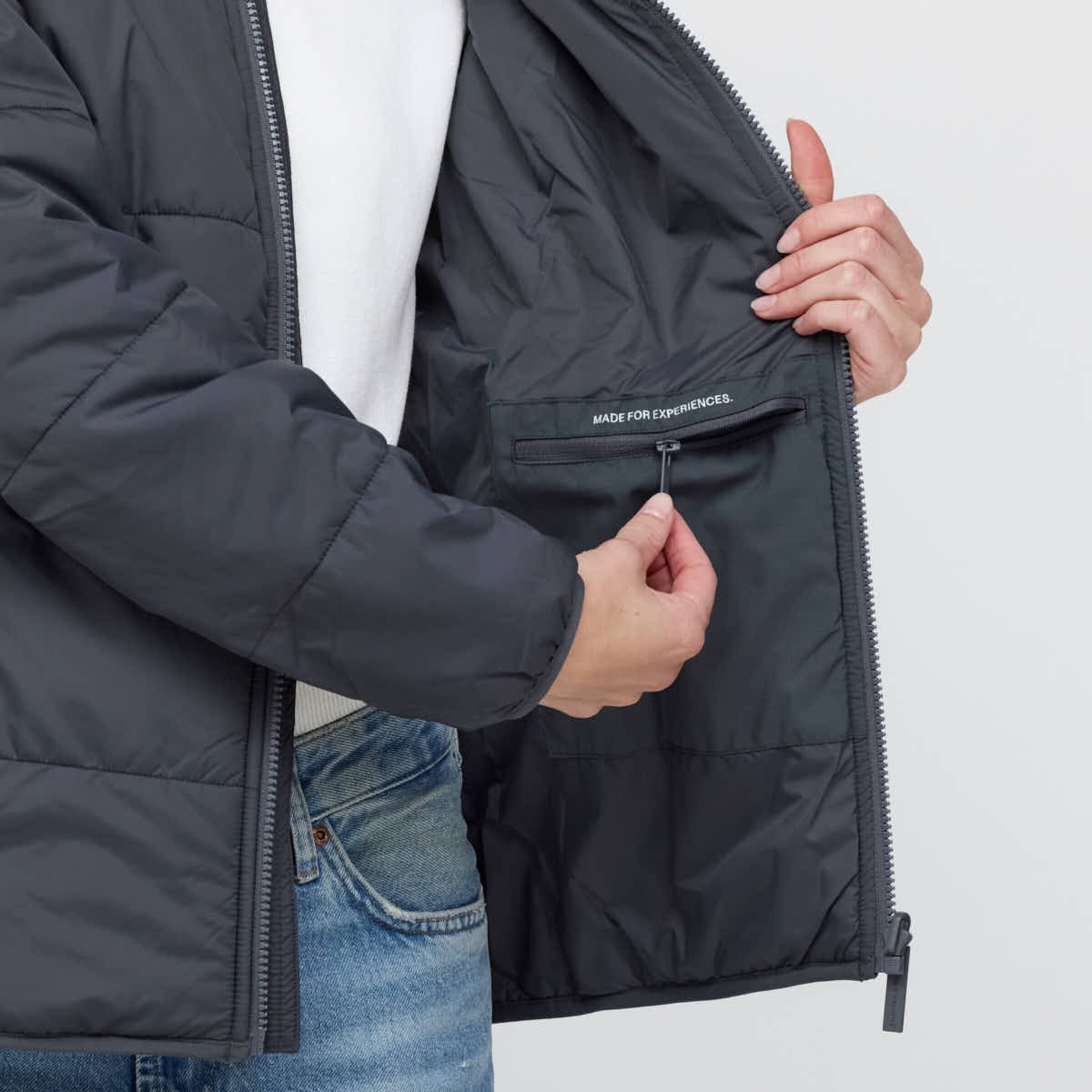 Puffer 3in1 Rain Jacket Leo Dark Grey