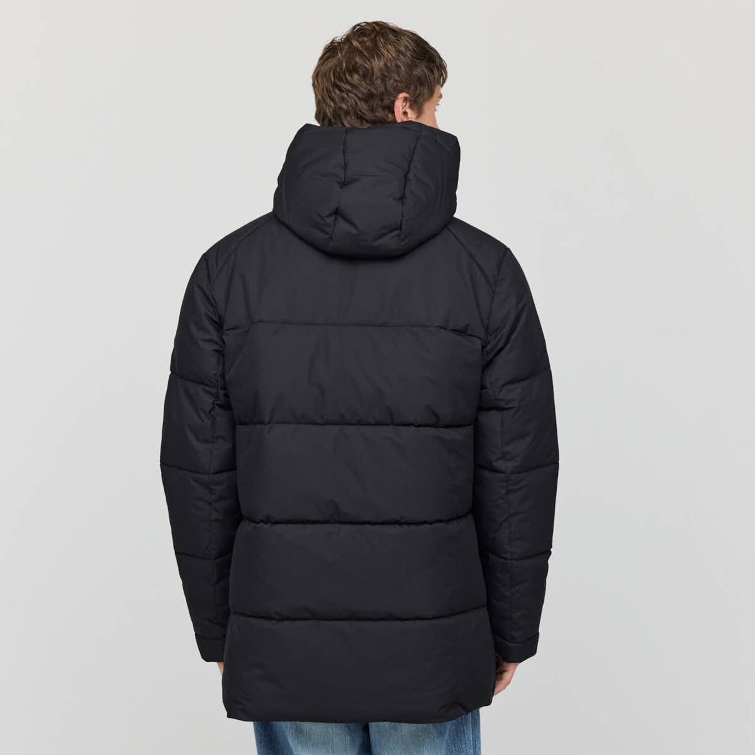 Winter Puffer Jacket, Winter Puffer Jacket All Black, Zwart, Afbeelding 4 van 12