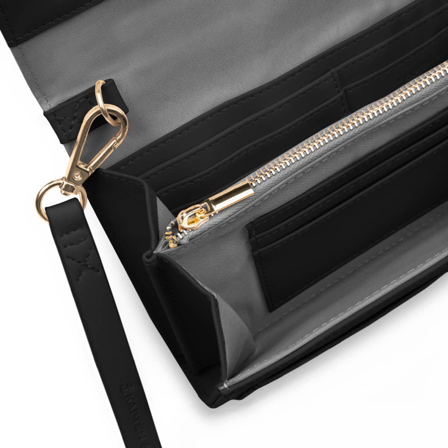 Versailles, Clutch Wallet Versailles All Black Schwarz, Bild 4 von 6