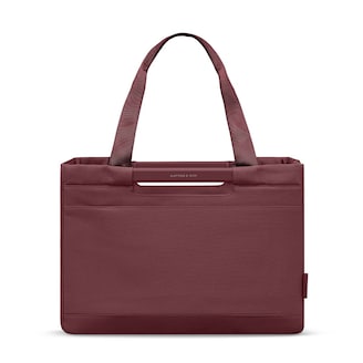 Vaasa Shopping Basket, Vaasa Shopping Basket Burgundy, Burgundy