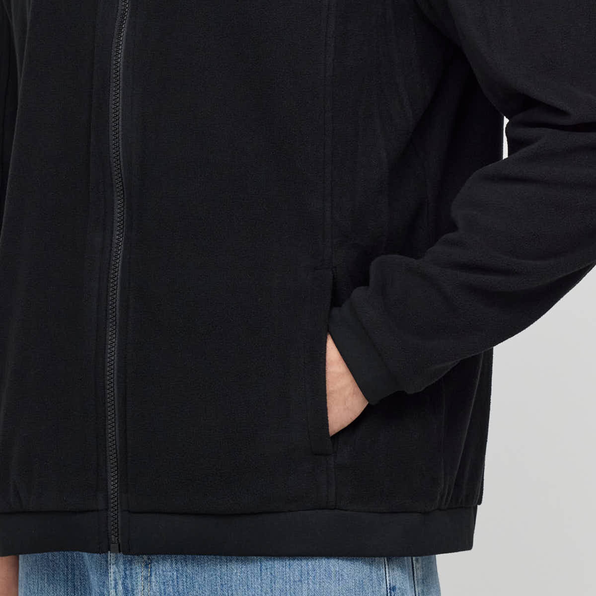 Light Fleece Jacket All Black