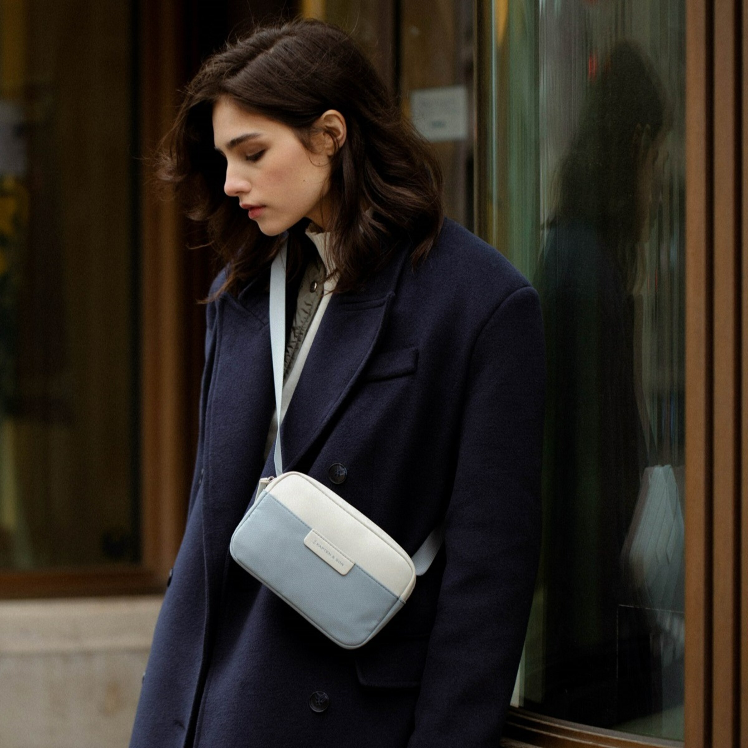 Habo Steel Blue – Shoulder bags – Kapten u0026 Son