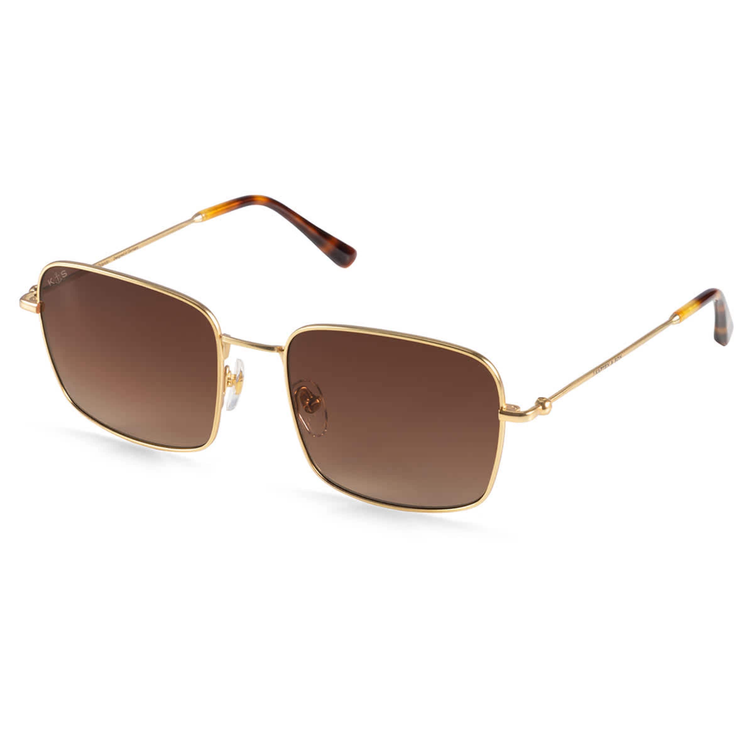 Modernist - Aviator Gradient Brown Crystal Frame Prescription Sunglasses |  Eyebuydirect