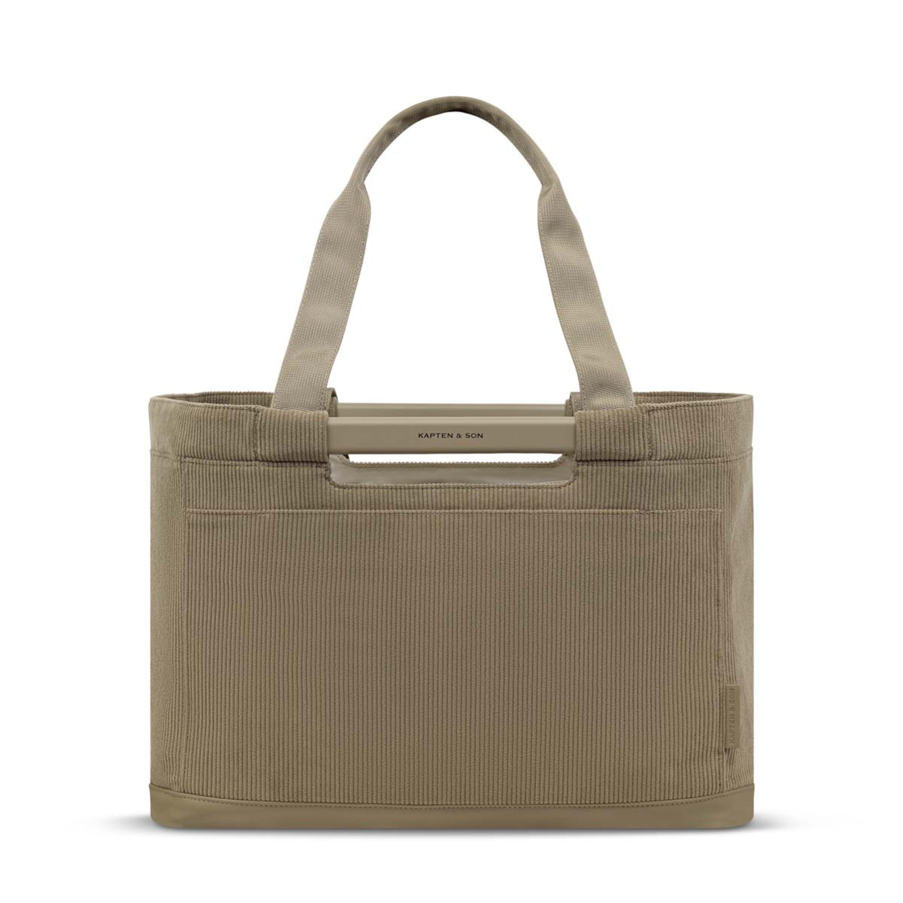 Niet geselecteerd, Vaasa Shopping Basket, Vaasa Shopping Basket Cord Dusty Khaki, Dusty Khaki