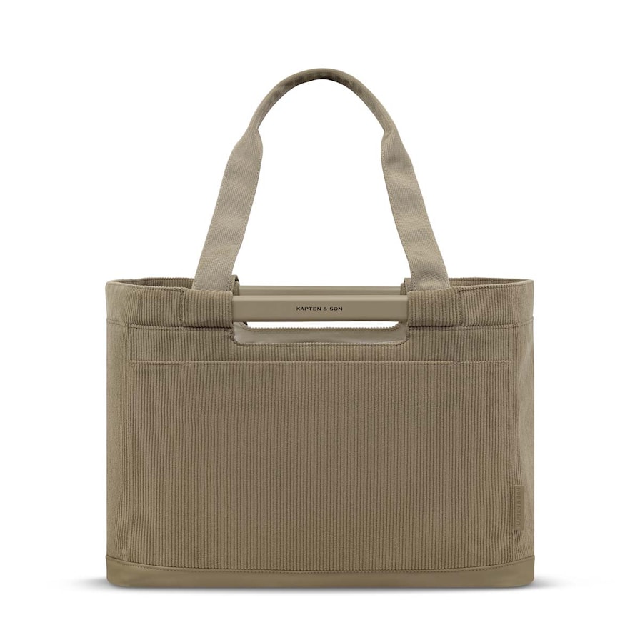 Vaasa Shopping Basket, Vaasa Shopping Basket Cord Dusty Khaki Dusty Khaki, Bild 1 von 12