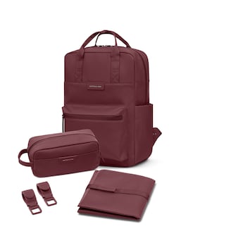 Bergen Pro Diaper, Bergen Pro Diaper Backpack Set Burgundy, Burgundy