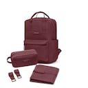 Bergen Pro Diaper, Bergen Pro Diaper Backpack Set Burgundy, Burgundy