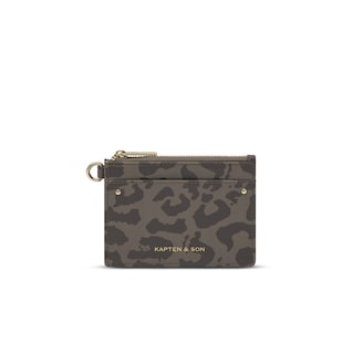 Card Holder, Card Holder Leo Dark Brown Braun
