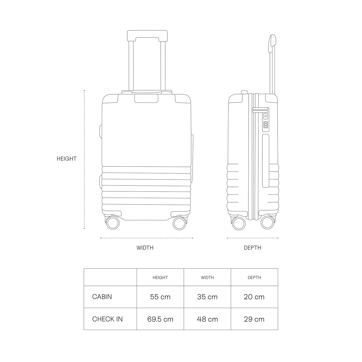Heathrow Essential Set, Set Heathrow Essential All Black, Black, Image 10 of 10