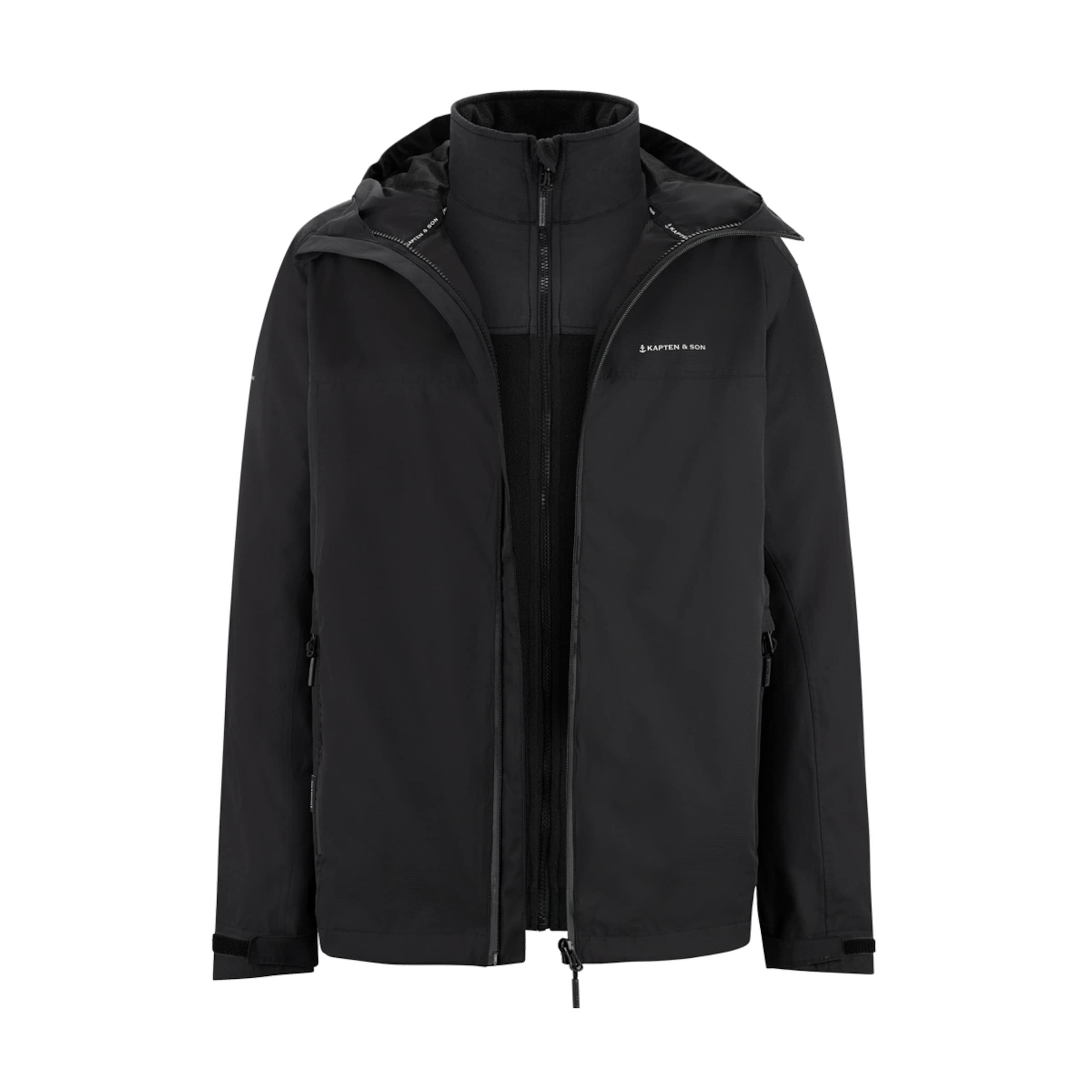 Everyday 3in1 Rain Jacket All Black