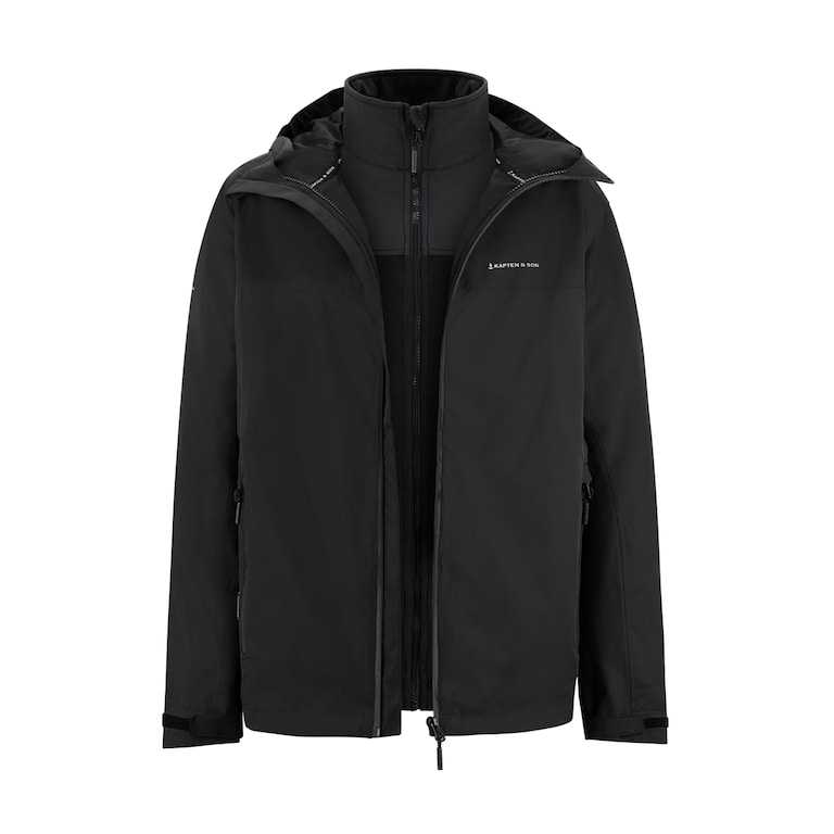 Everyday 3in1 Rain Jacket, Everyday 3in1 Rain Jacket All Black Noir