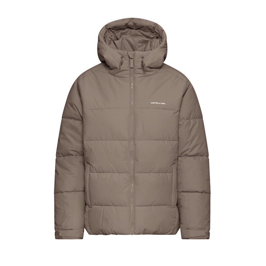 Short Winter Puffer Jacket, Short Winter Puffer Jacket Taupe Taupe, Bild 1 von 7