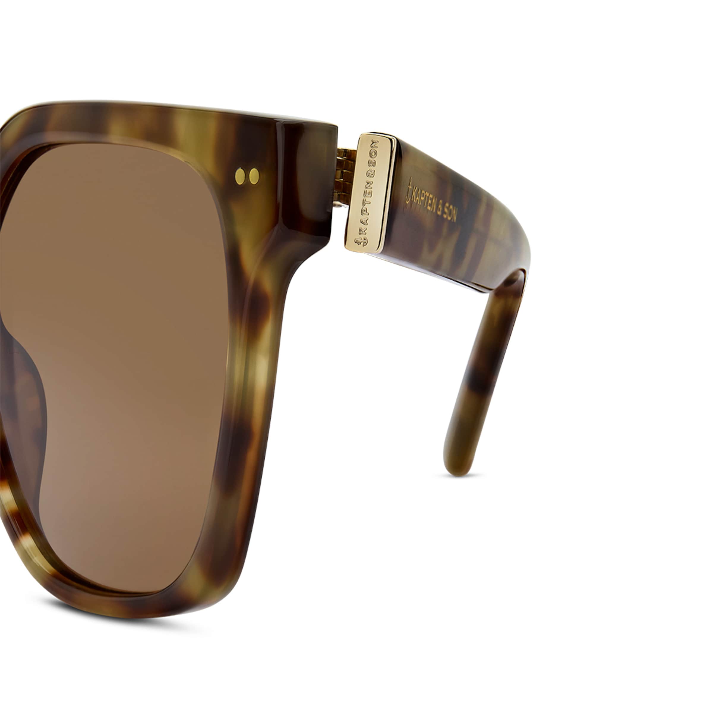 【KAPTEN&SON】SUNGLASS　サングラス　Havanah Siena Crystal Tortoise Brown - Sunglasses | Kapten & Son