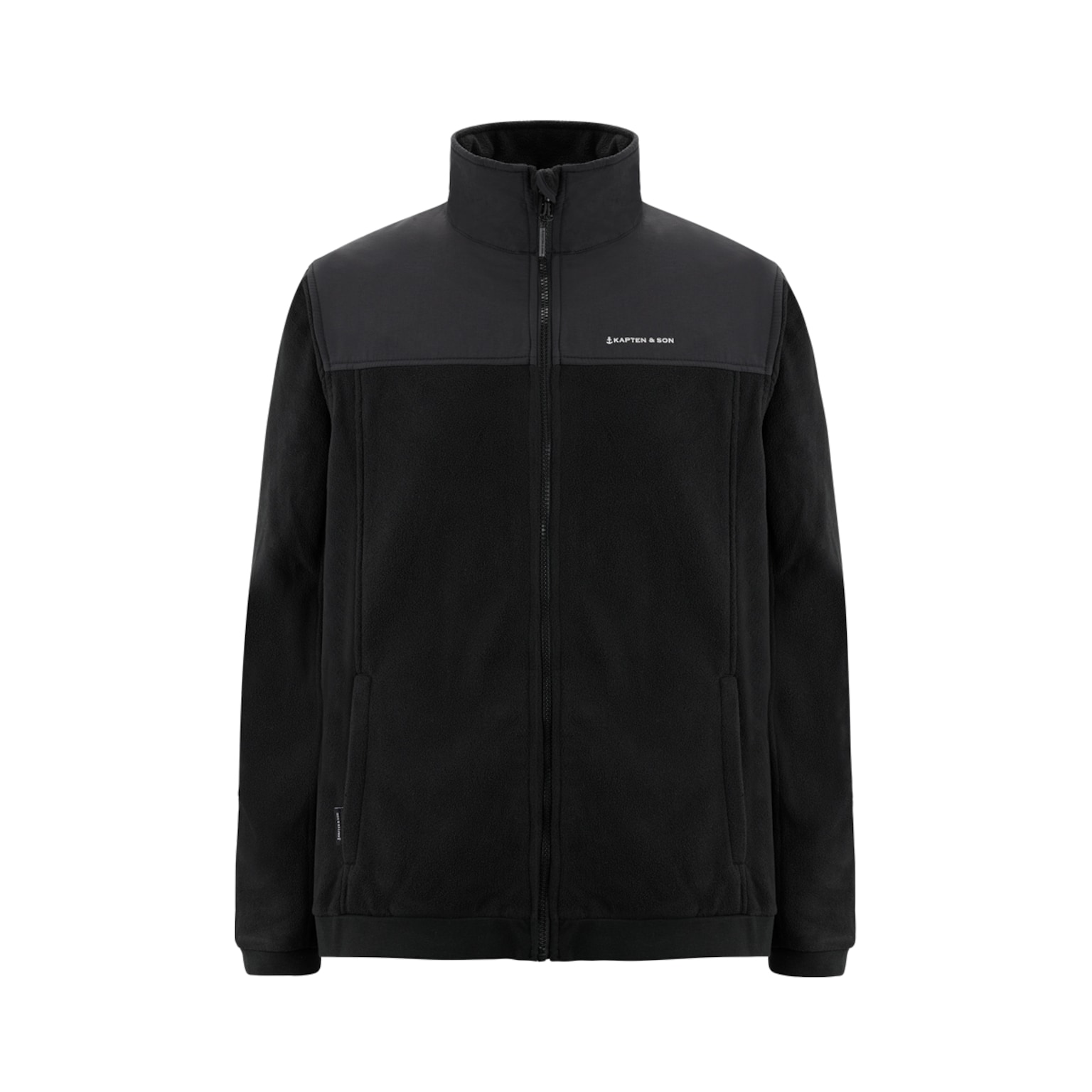 Light Fleece Jacket, Light Fleece Jacket All Black, Zwart, Afbeelding 1 van 9
