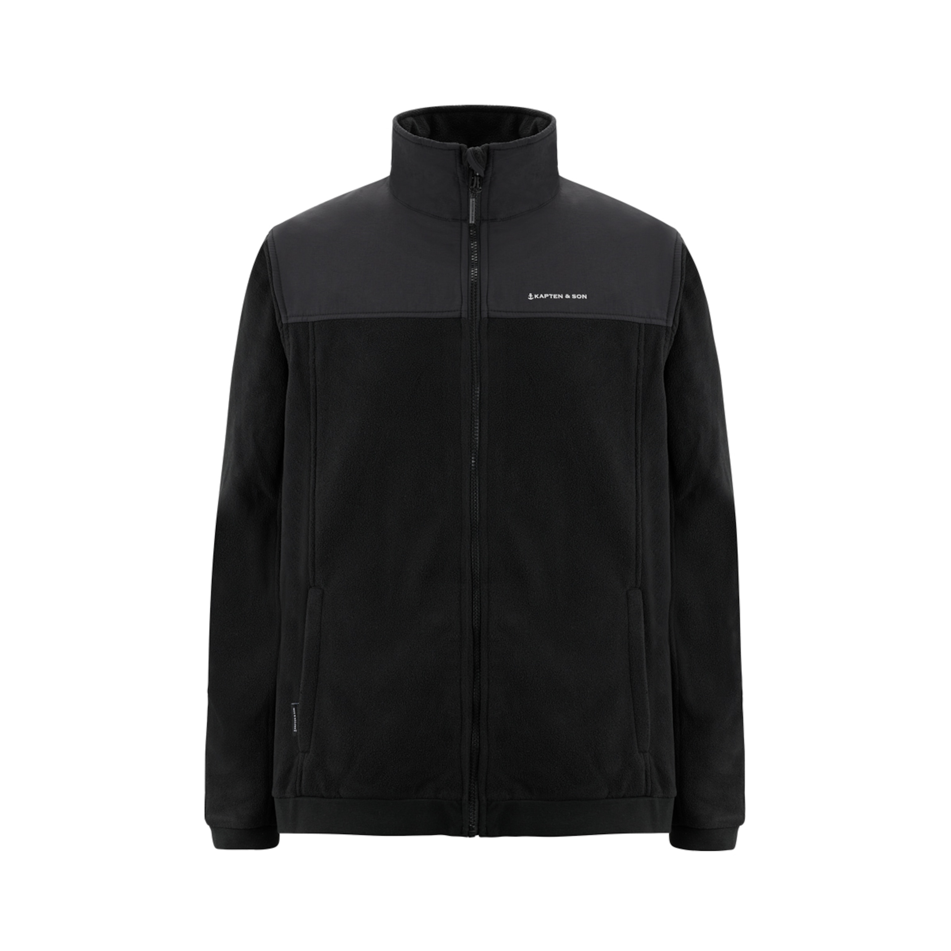 Nicht ausgewählt, Light Fleece Jacket, Light Fleece Jacket All Black Schwarz