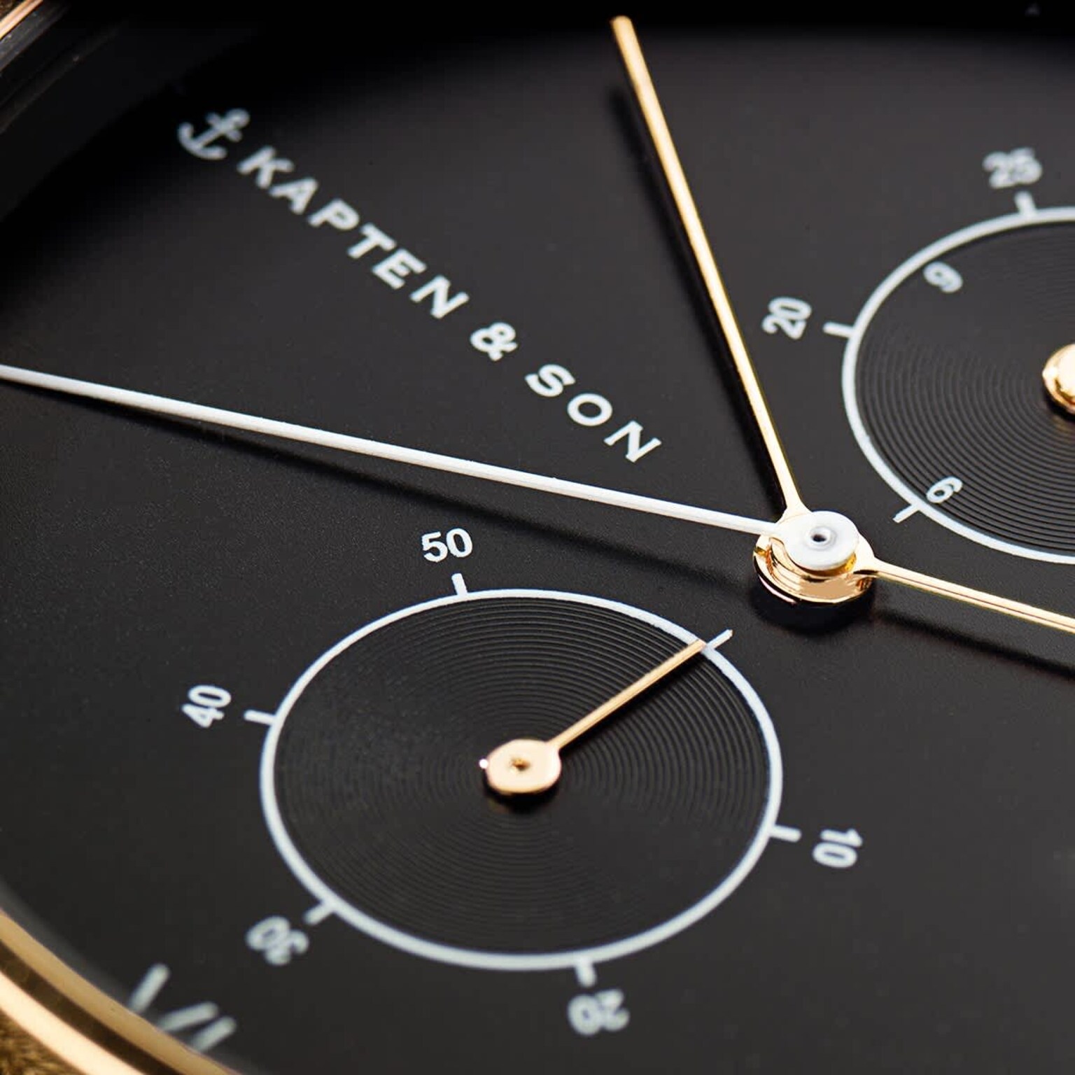 Chrono Small, Chrono Small Gold Black Steel, Goud, Afbeelding 3 van 7