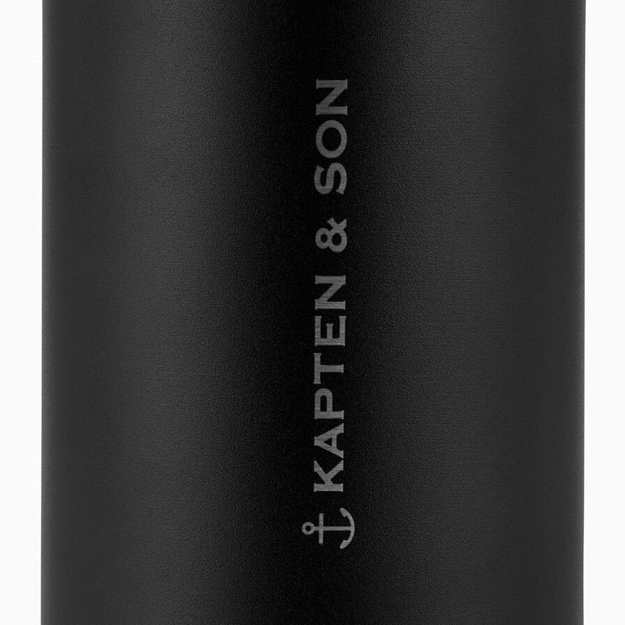 Water Bottle, Water Bottle Steel Black, Zwart, Afbeelding 4 van 5