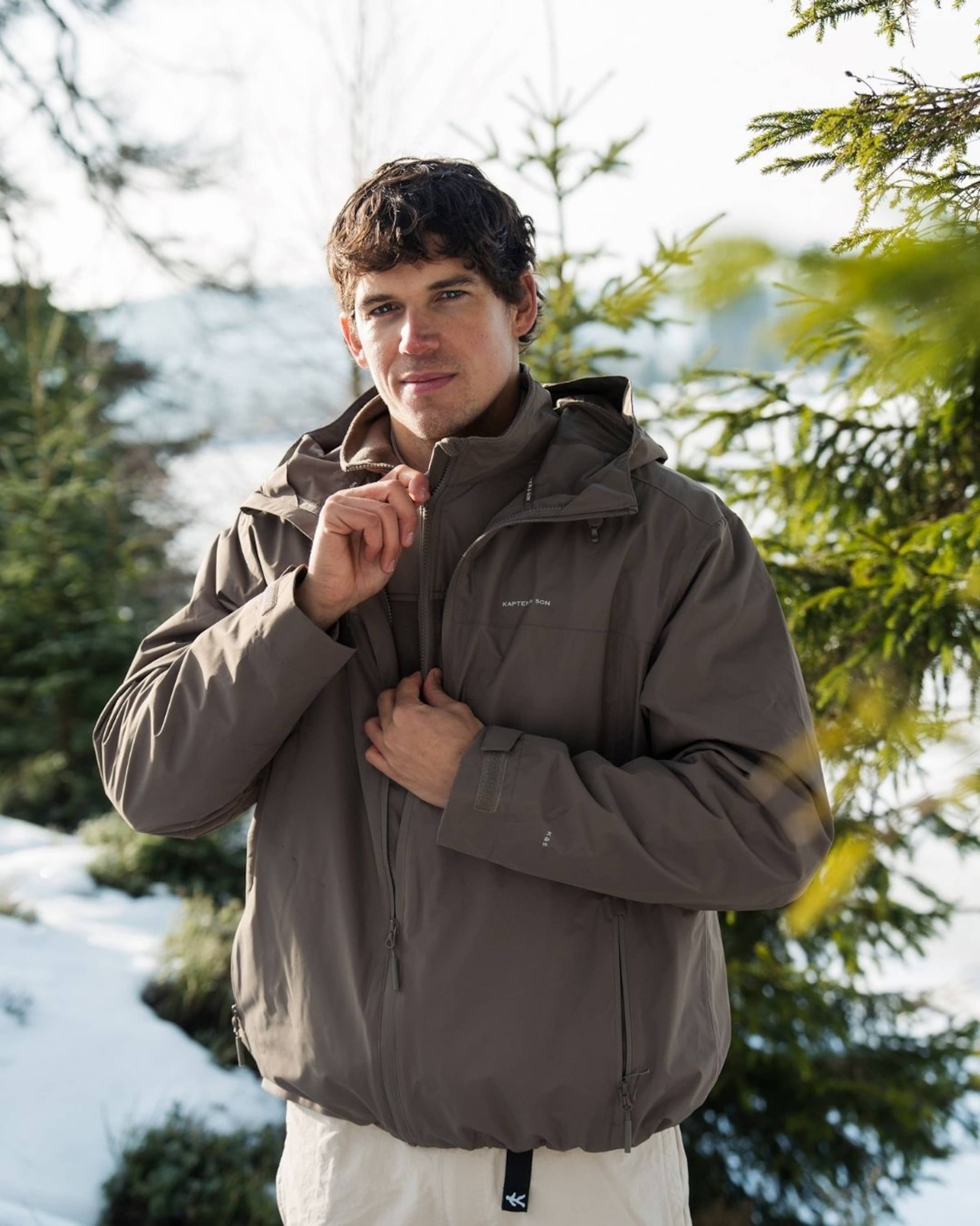 Everyday 3in1 Rain Jacket Taupe