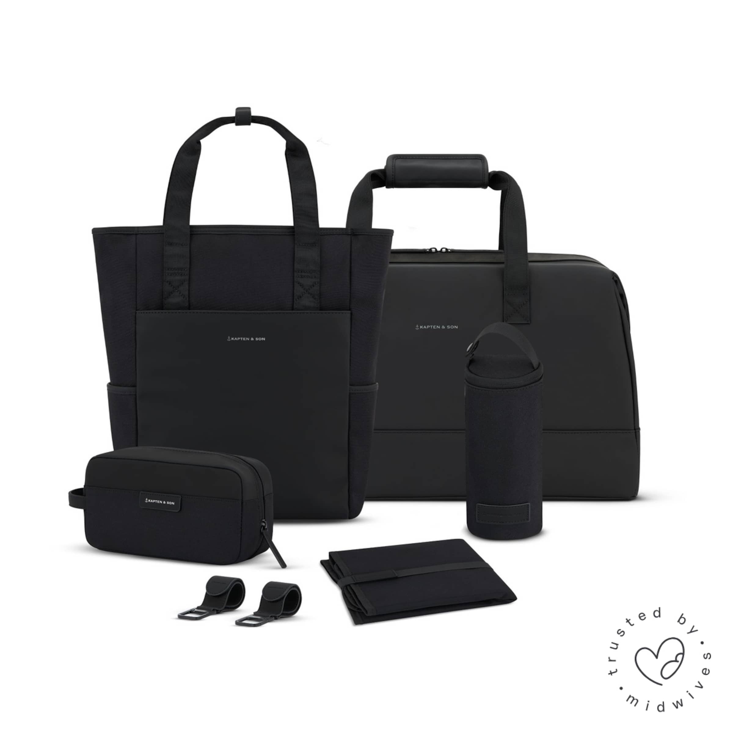 Parent Prep Set Lindby Diaper All Black