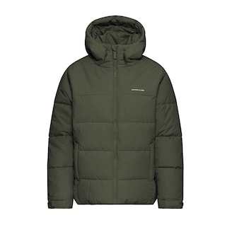 Short Winter Puffer Jacket, Short Winter Puffer Jacket Olive Olive