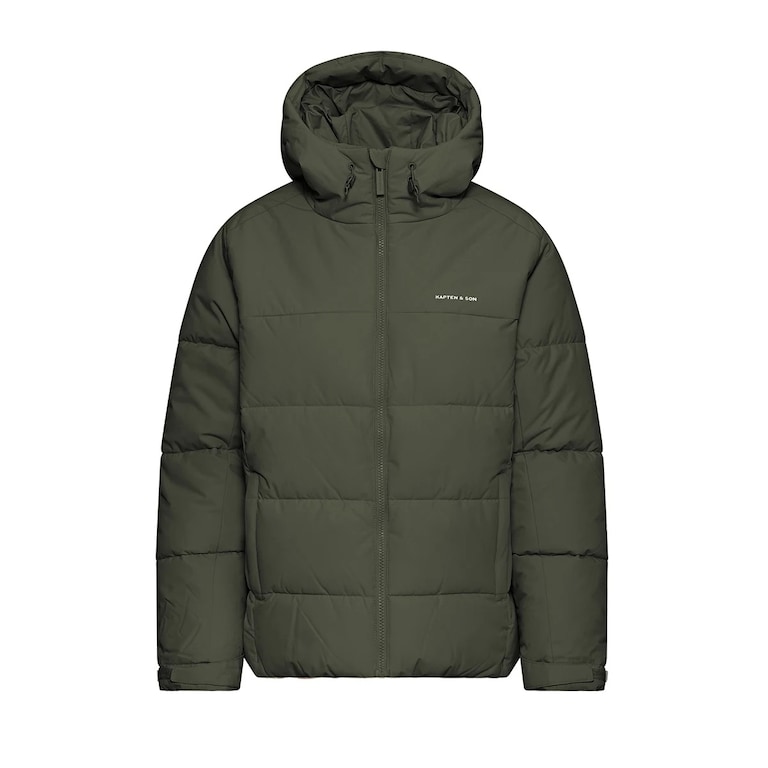 Short Winter Puffer Jacket, Short Winter Puffer Jacket Olive Olive