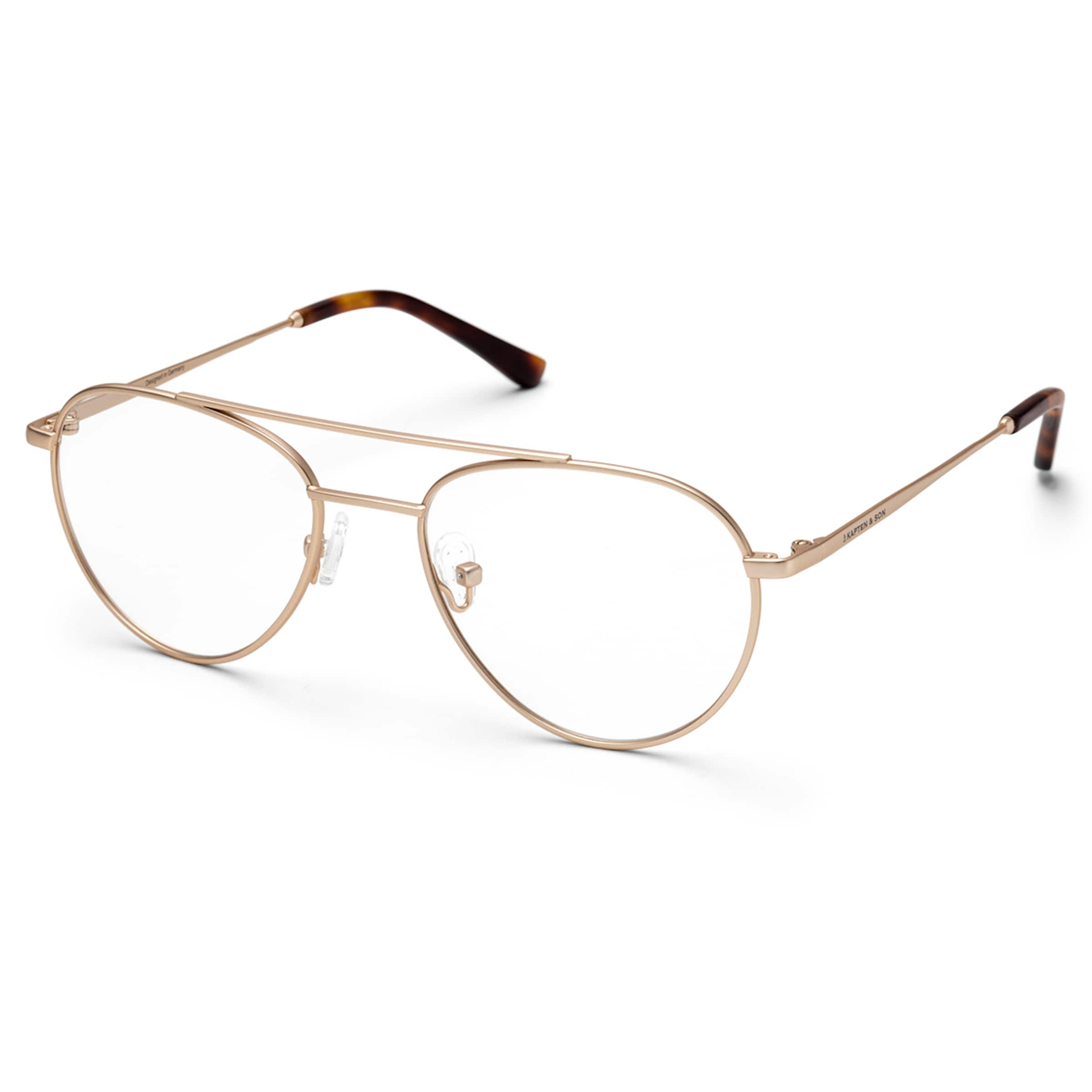 Kpten & Son Soho Small Matt Gold mit Sehstärke