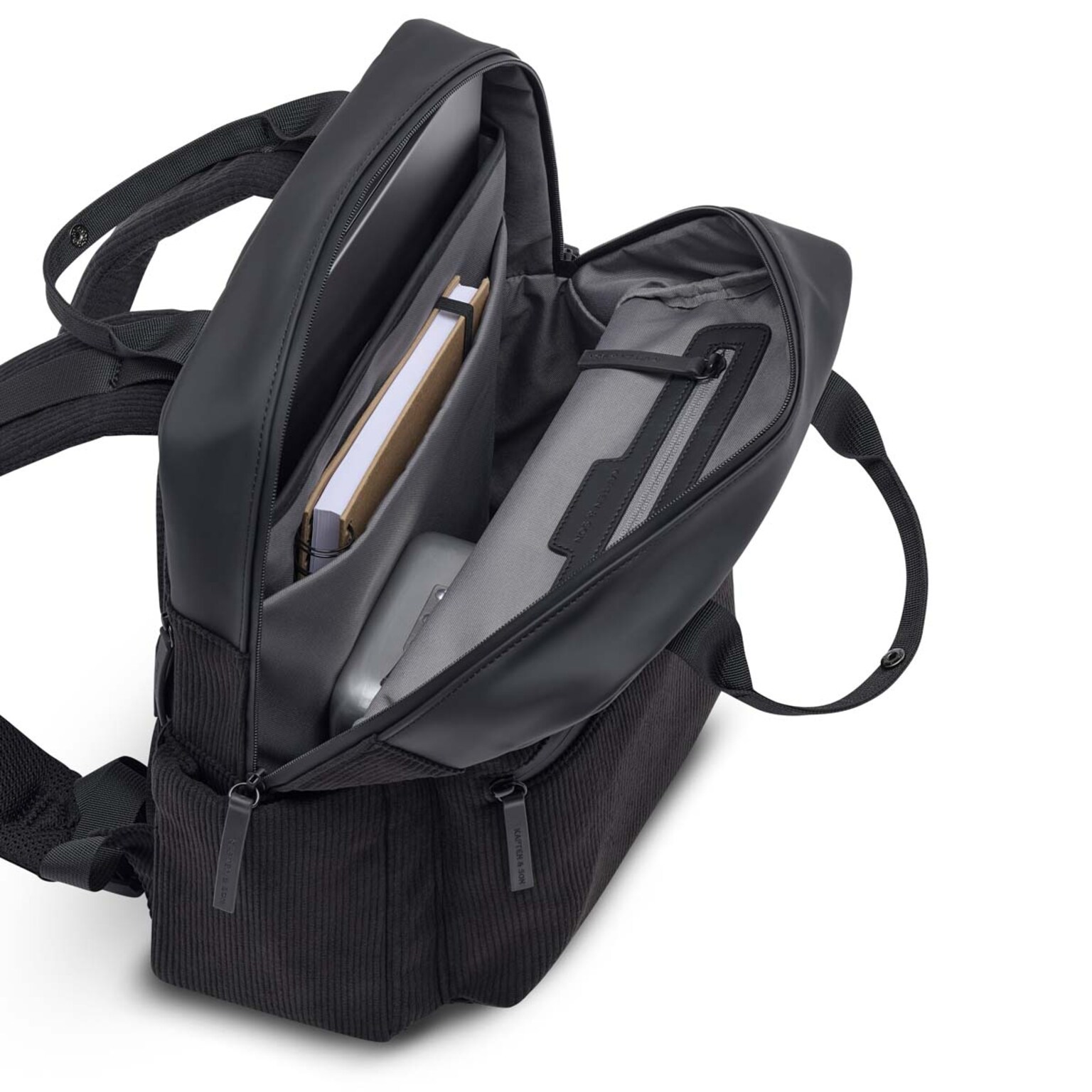 Bergen Pro, Bergen Pro Cord All Black, Zwart, Afbeelding 3 van 4