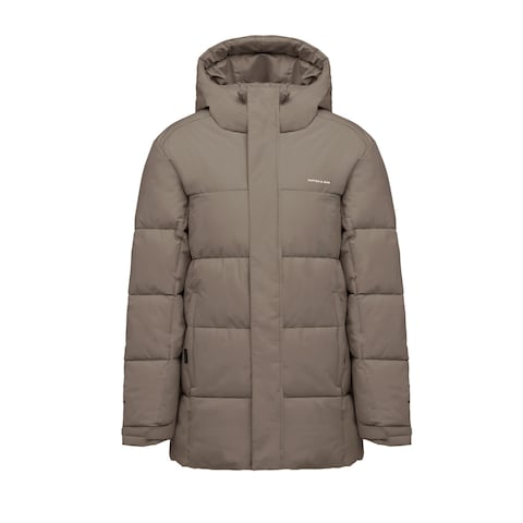 Winter Puffer Jacket Taupe