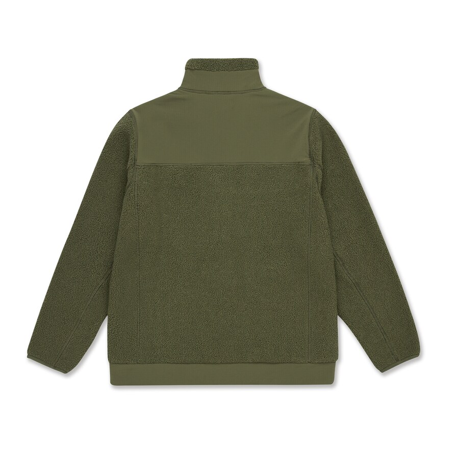 Teddy Fleece Jacket, Teddy Fleece Jacket Forest Green, Groen, Afbeelding 2 van 12