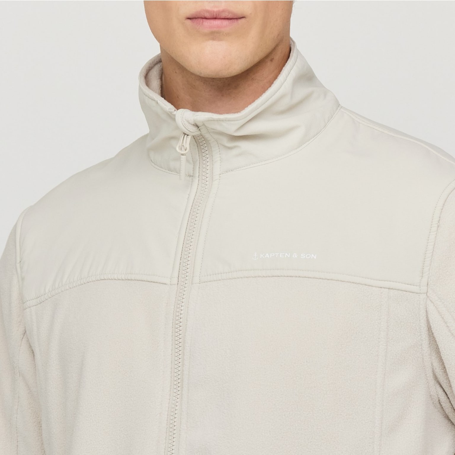 Light Fleece Jacket, Light Fleece Jacket Sandstone, Sandstone, Afbeelding 5 van 9