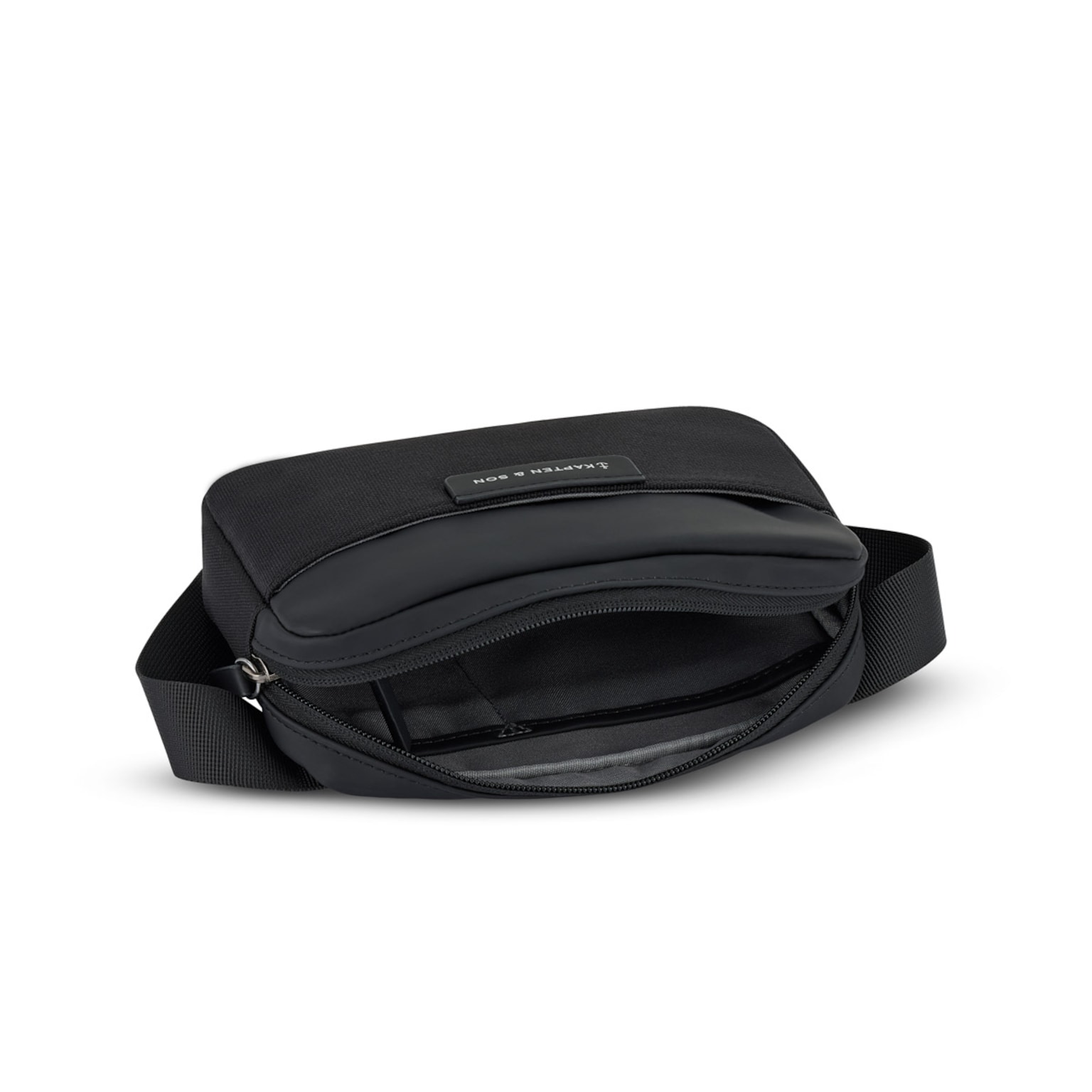 Bergen Crossbody, Bergen Crossbody All Black Schwarz, Bild 7 von 10