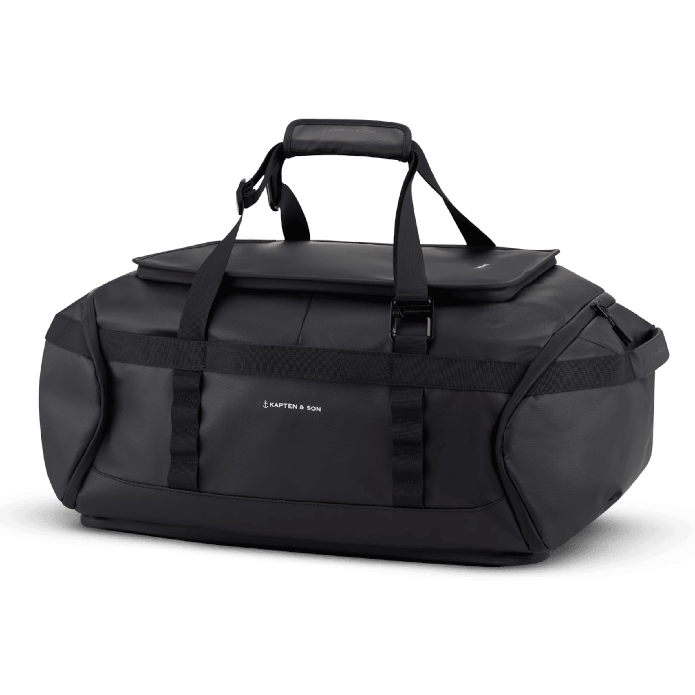 Lisbon Duffle Backpack Large All Black 