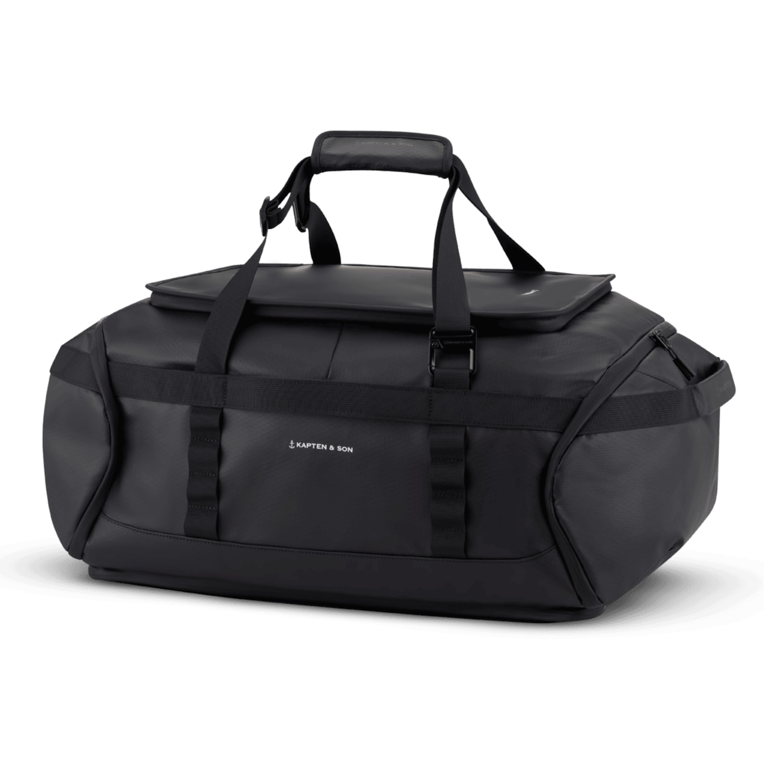 Lisbon Duffle Large, Lisbon Duffle Backpack Large All Black , Zwart, Afbeelding 1 van 15
