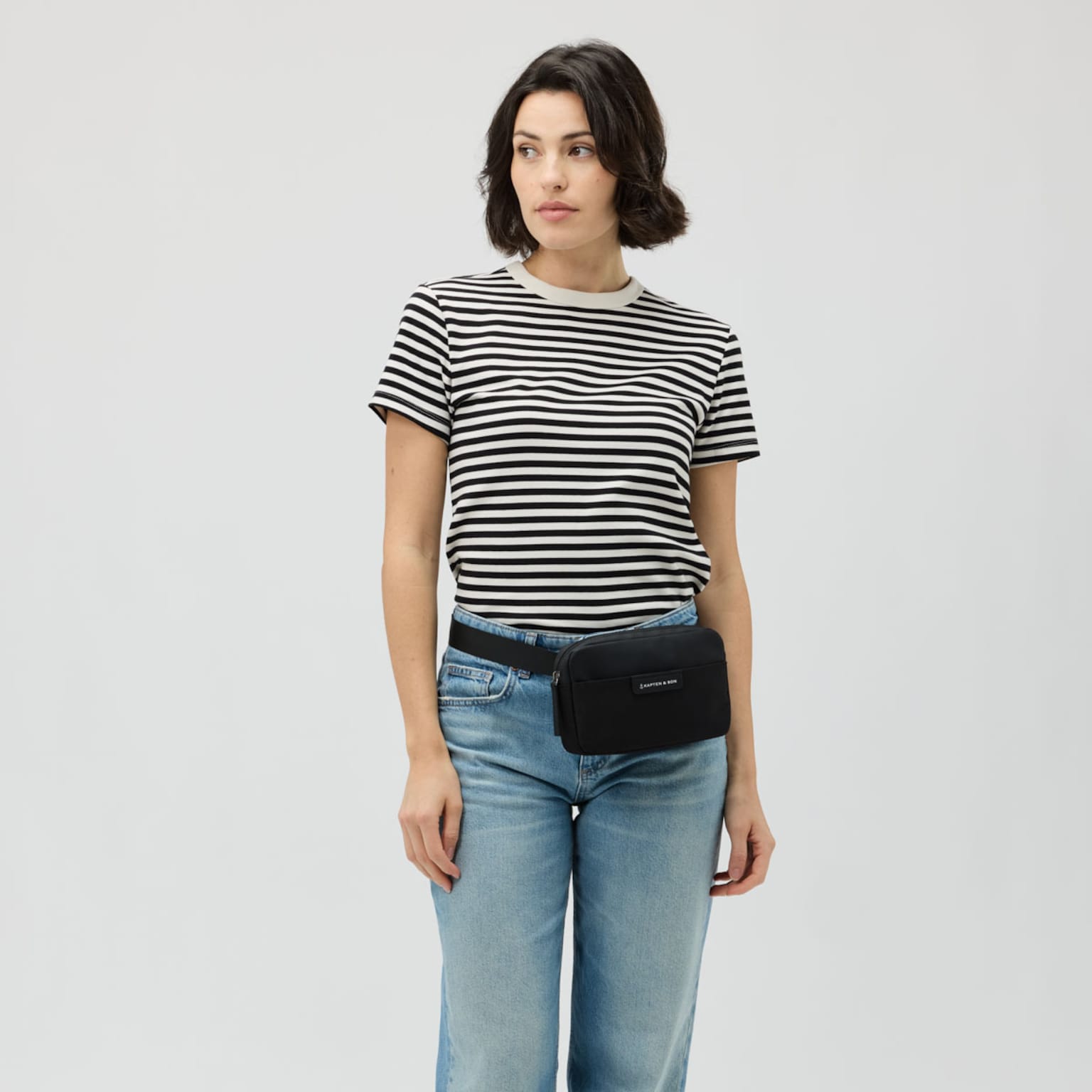 Bergen Crossbody, Bergen Crossbody All Black Schwarz, Bild 3 von 10