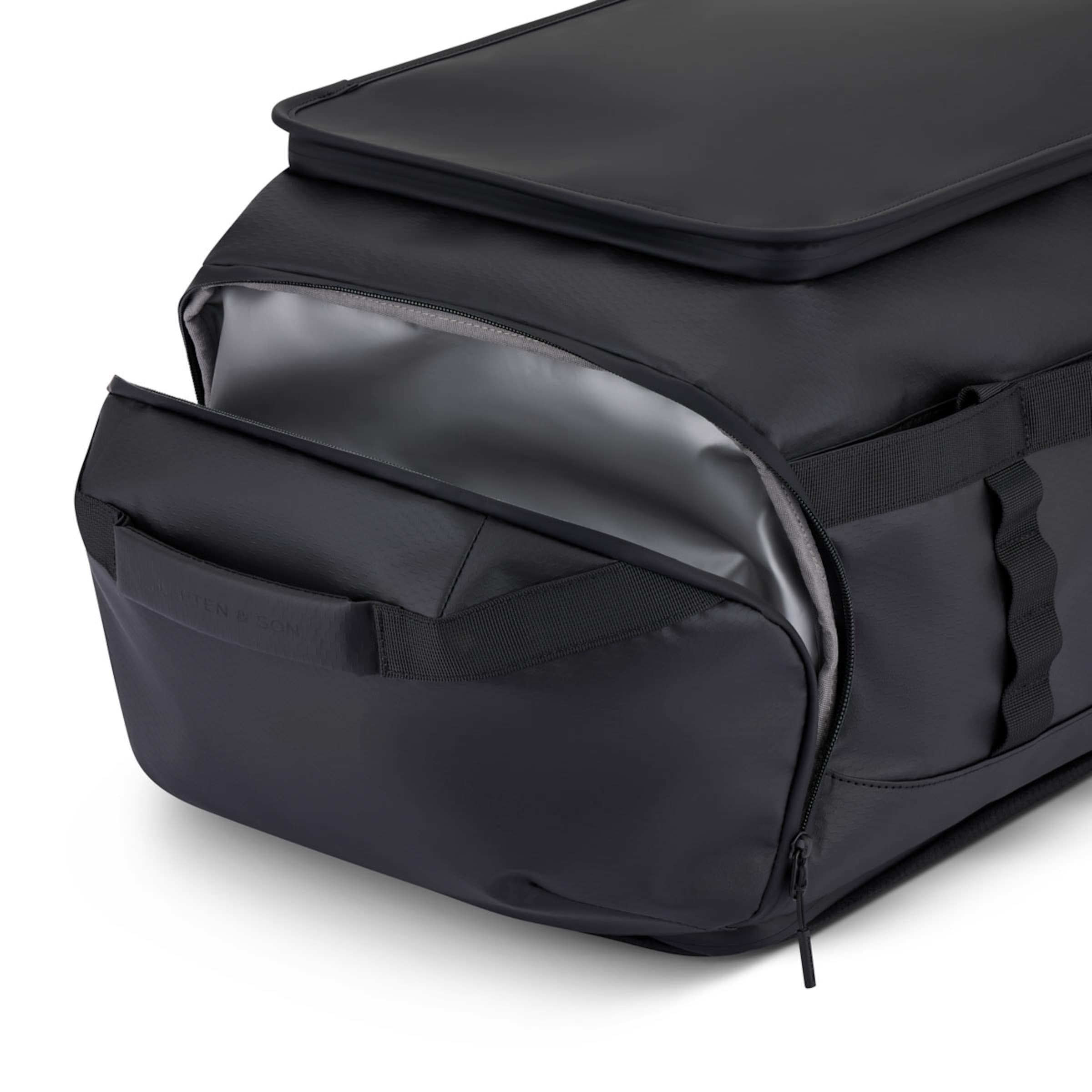 Lisbon Duffle Backpack Large All Black 