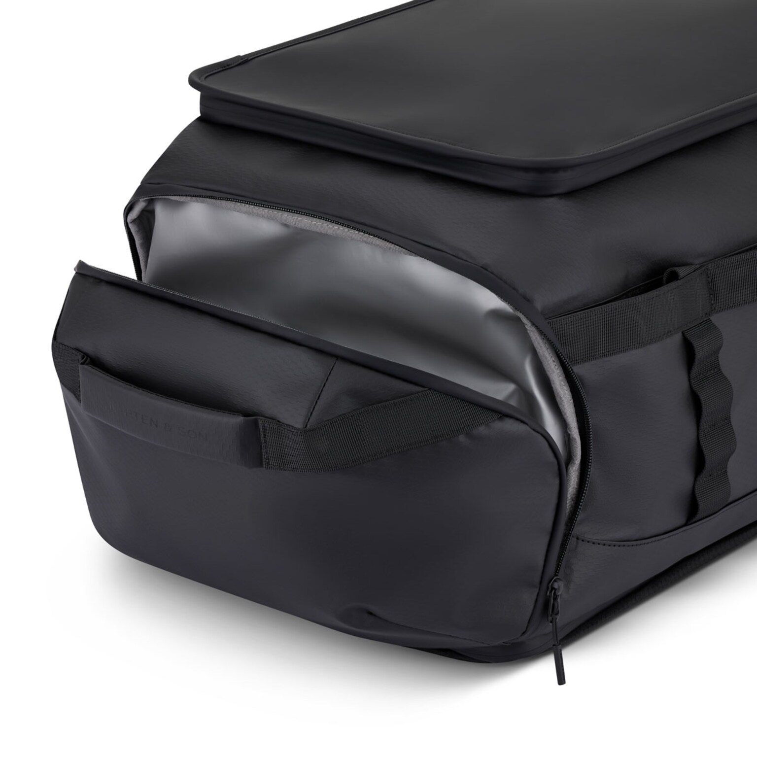 Lisbon Duffle Large, Lisbon Duffle Backpack Large All Black , Zwart, Afbeelding 8 van 15