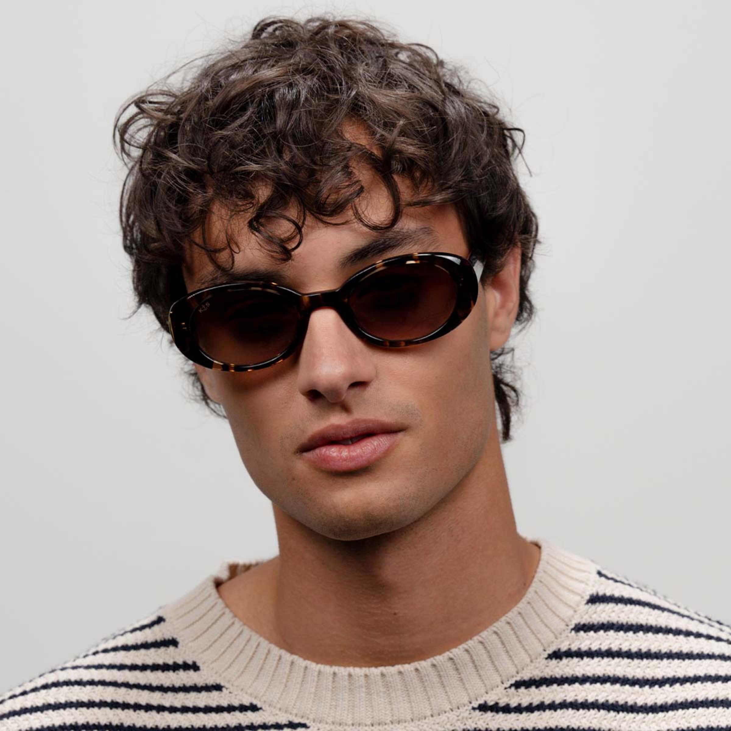 Milan Crystal Tortoise Brown