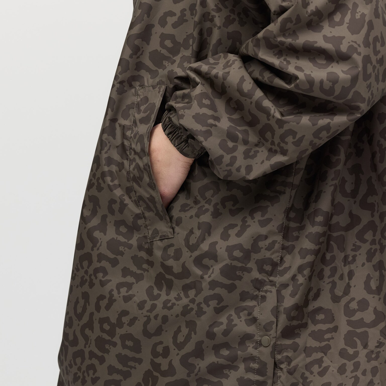 Rain Poncho, Rain Poncho Leo Dark Brown, Bruin, Afbeelding 5 van 7