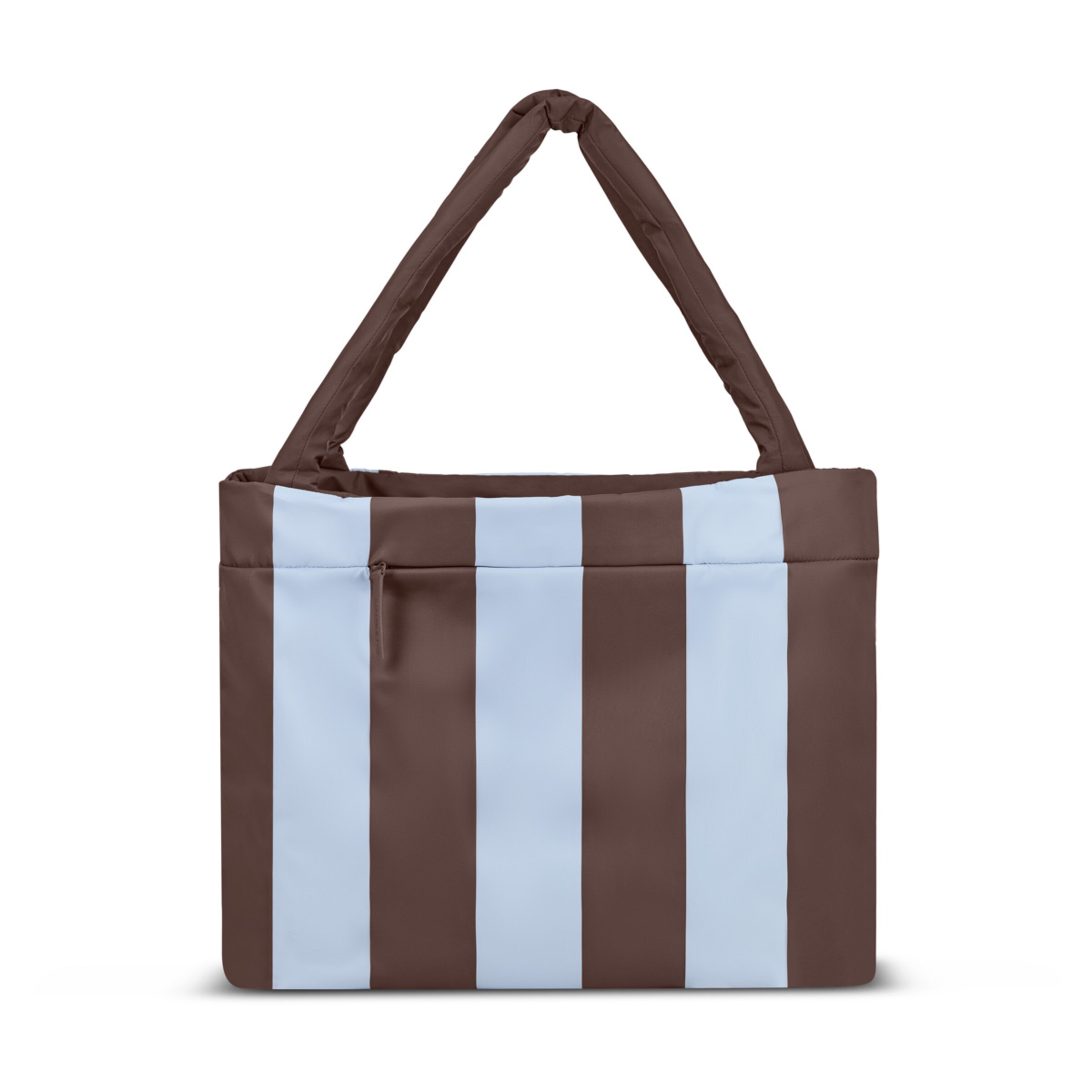 Norva 2in1 Shopper Chocolate Brown/Striped