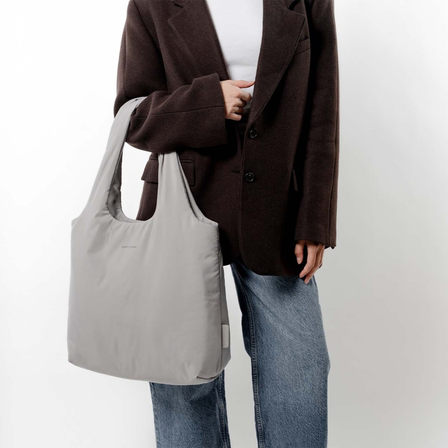 Skara Cloud Shopper, Skara Cloud Shopper Greige, Greige, Afbeelding 3 van 12