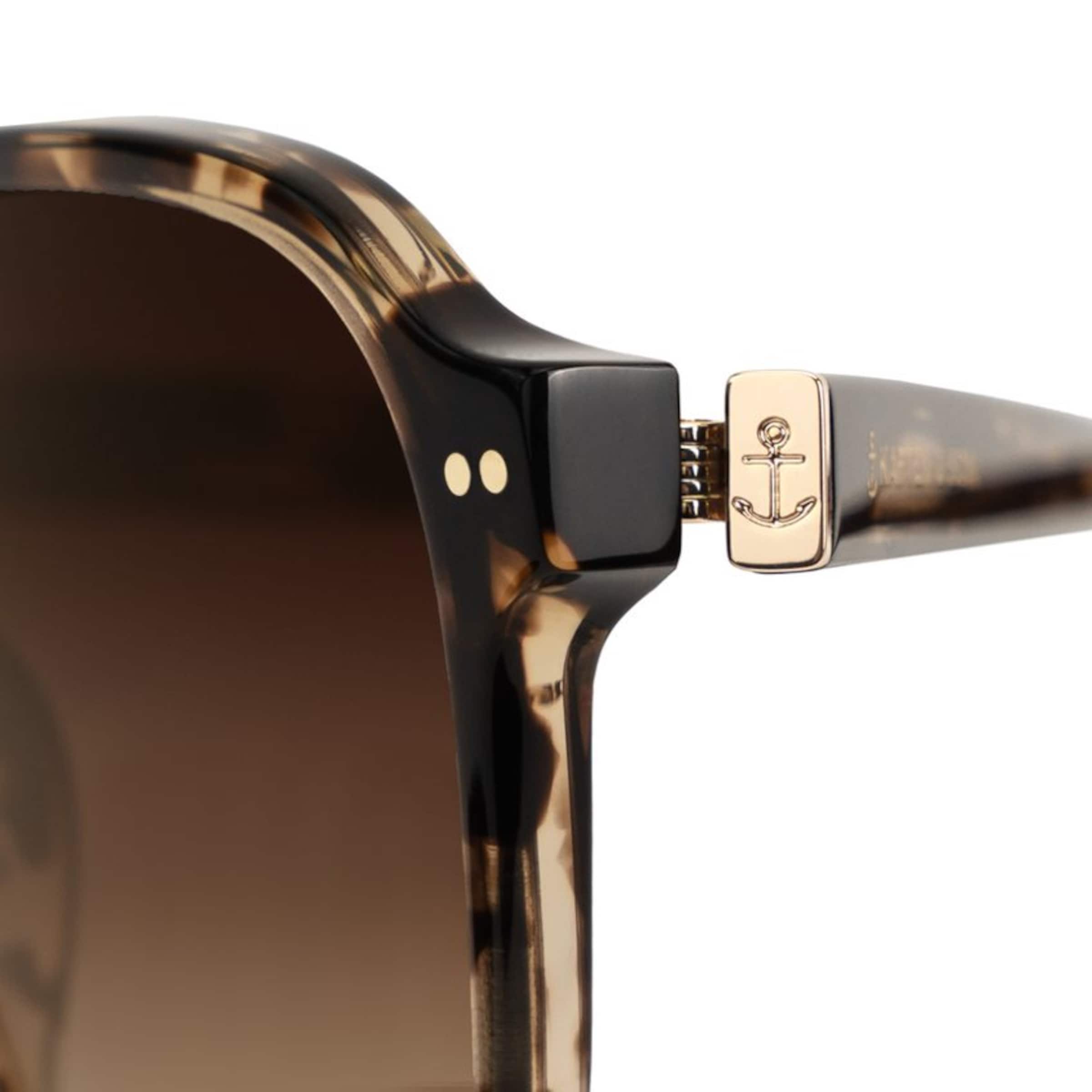 Zurich Oversize Crystal Tortoise Brown