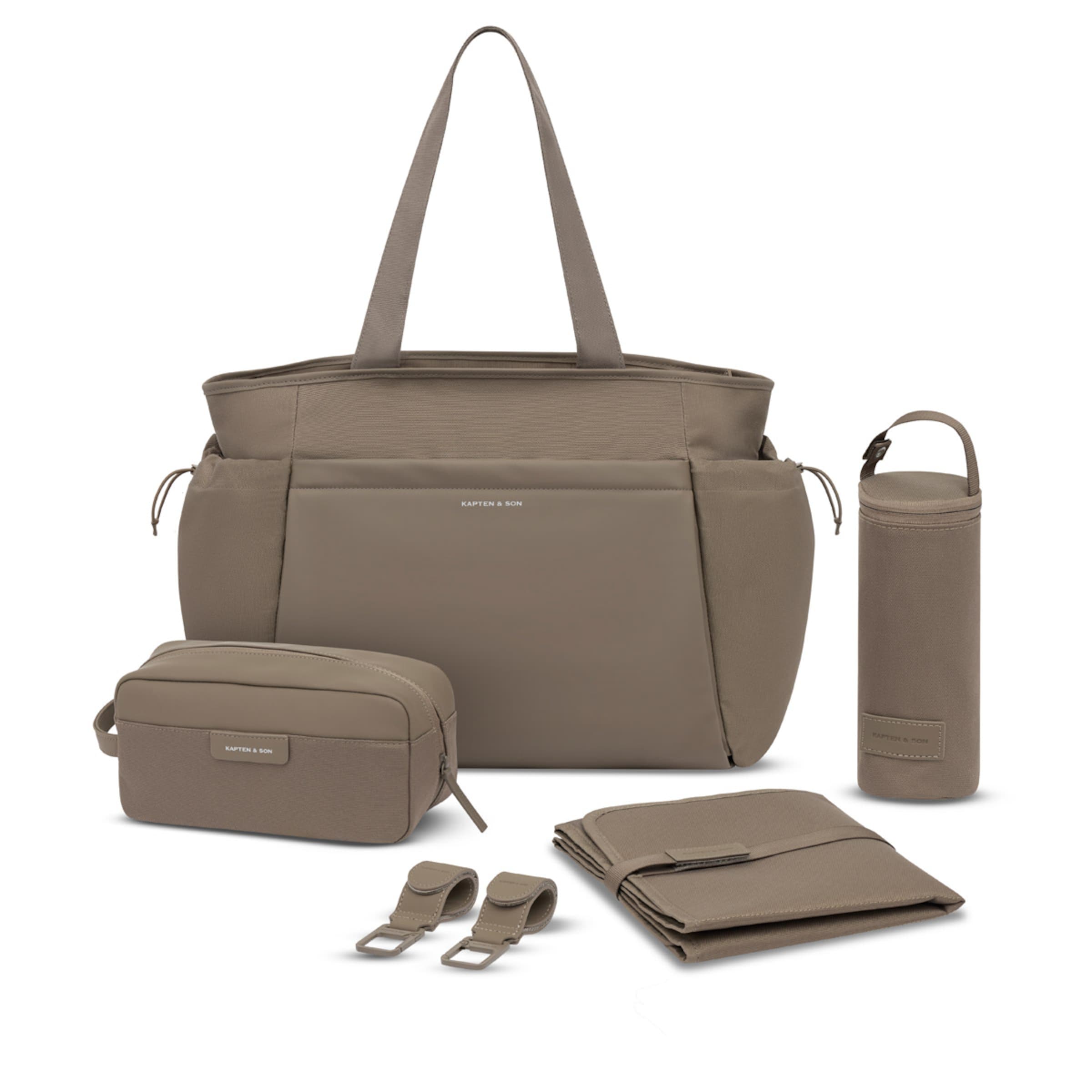 Hellvi Pro Large Diaper Bag Set Walnut