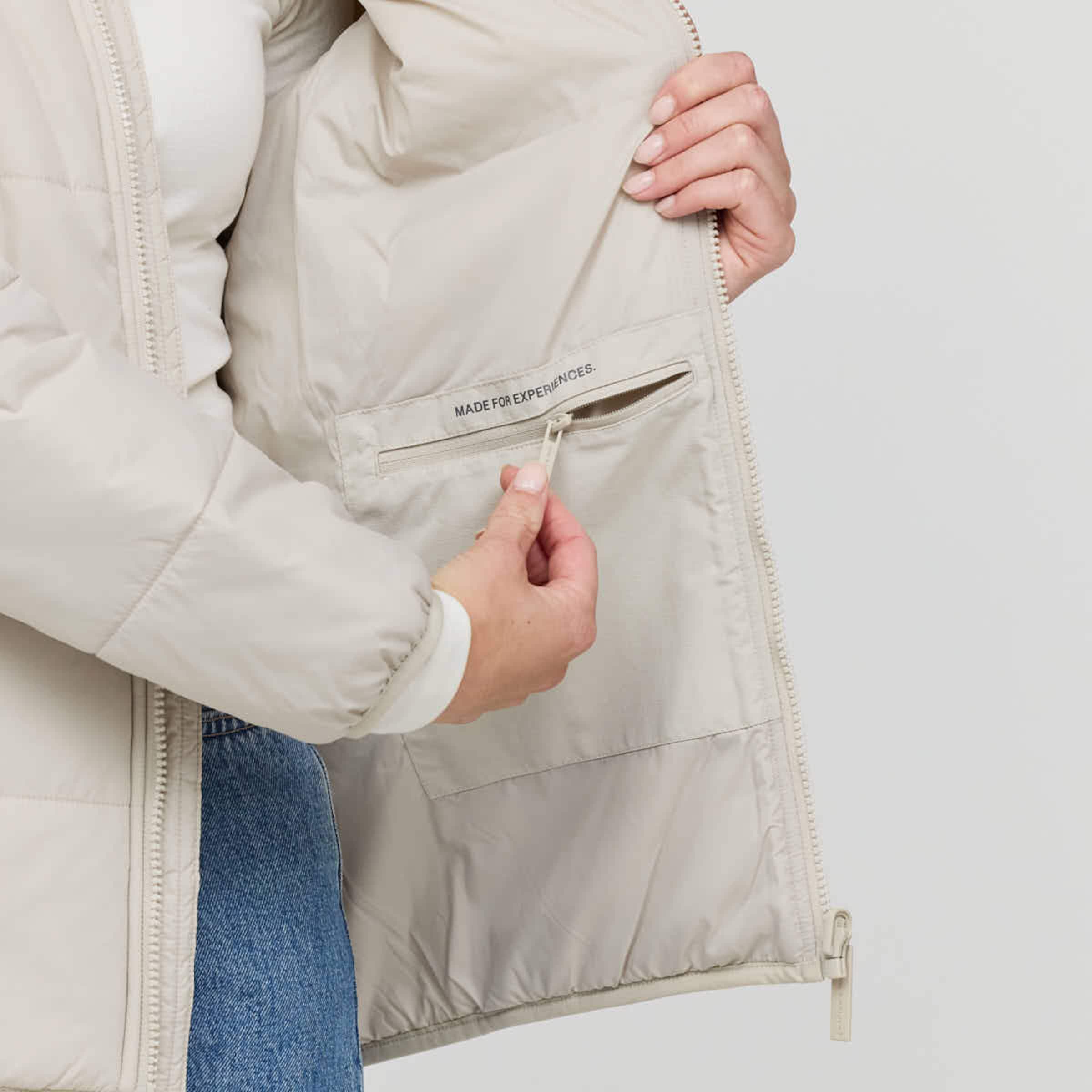 Puffer 3in1 Rain Jacket Sandstone