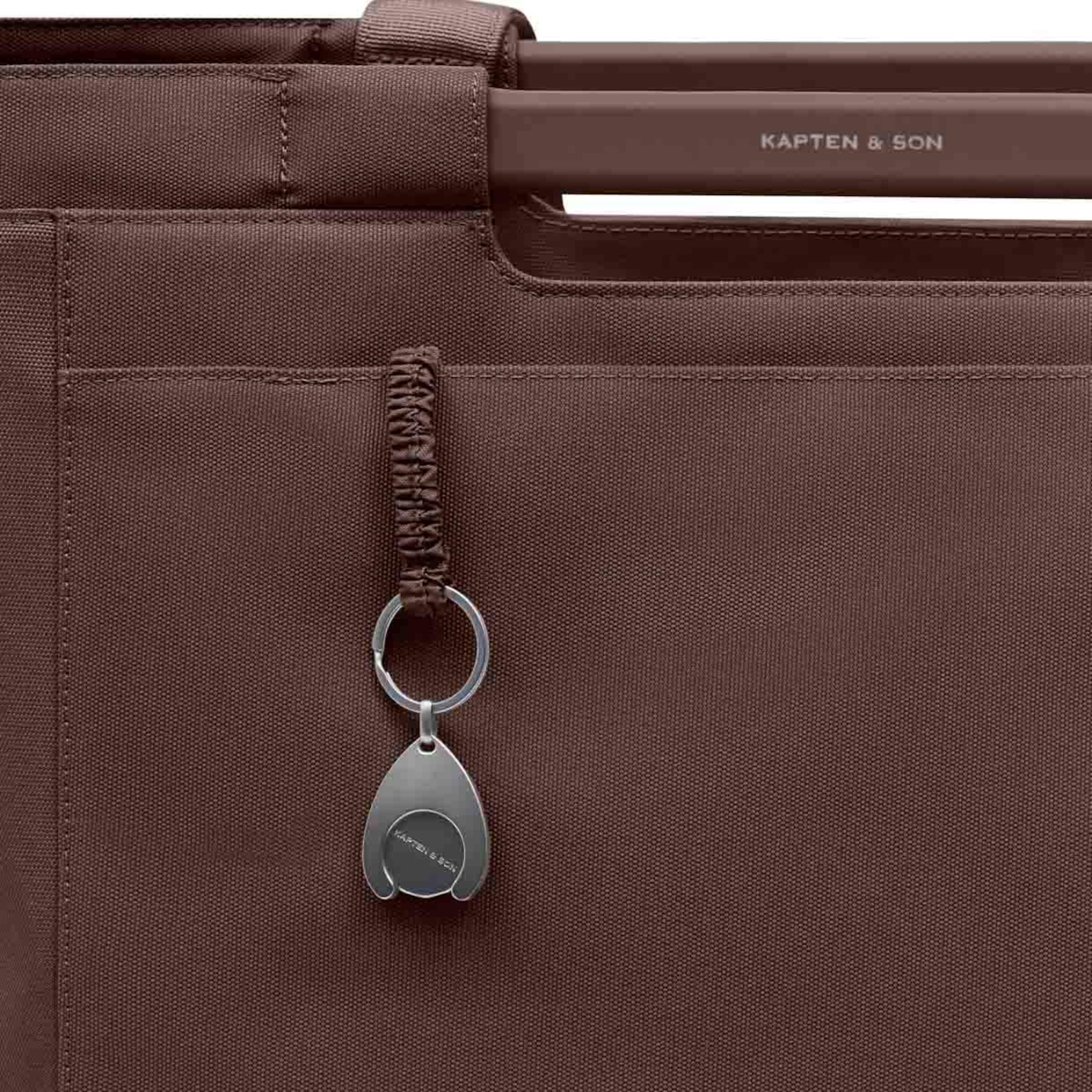 Vaasa Shopping Basket Chocolate Brown