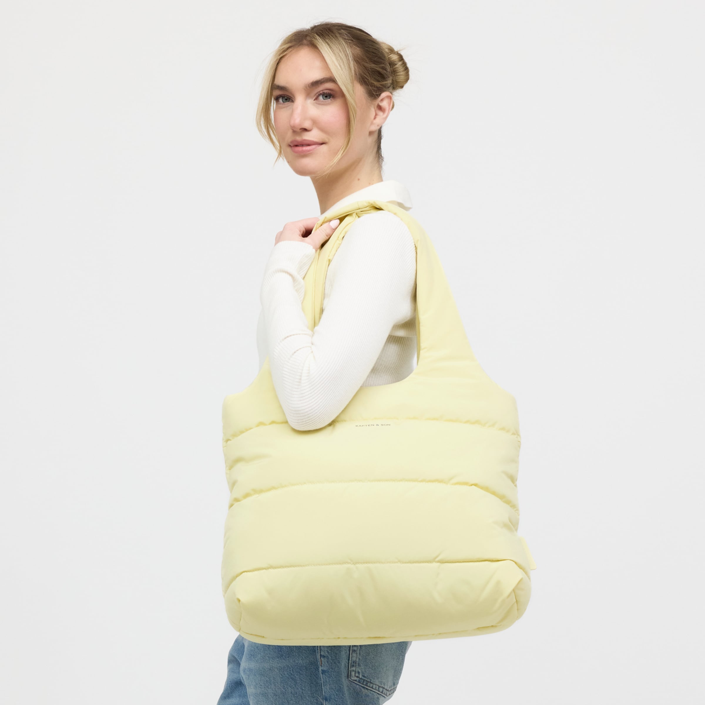 Skara Cloud Shopper Butter Yellow