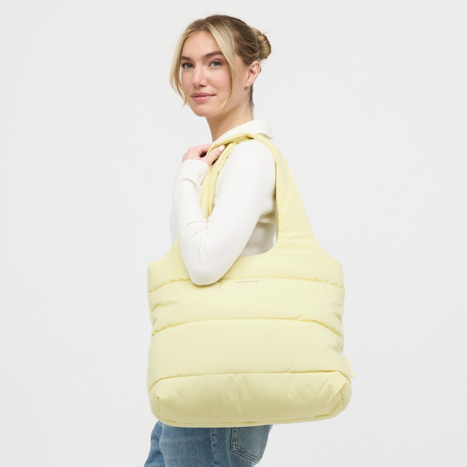 Skara Cloud Shopper, Skara Cloud Shopper Butter Yellow, Butter Yellow, Afbeelding 2 van 5