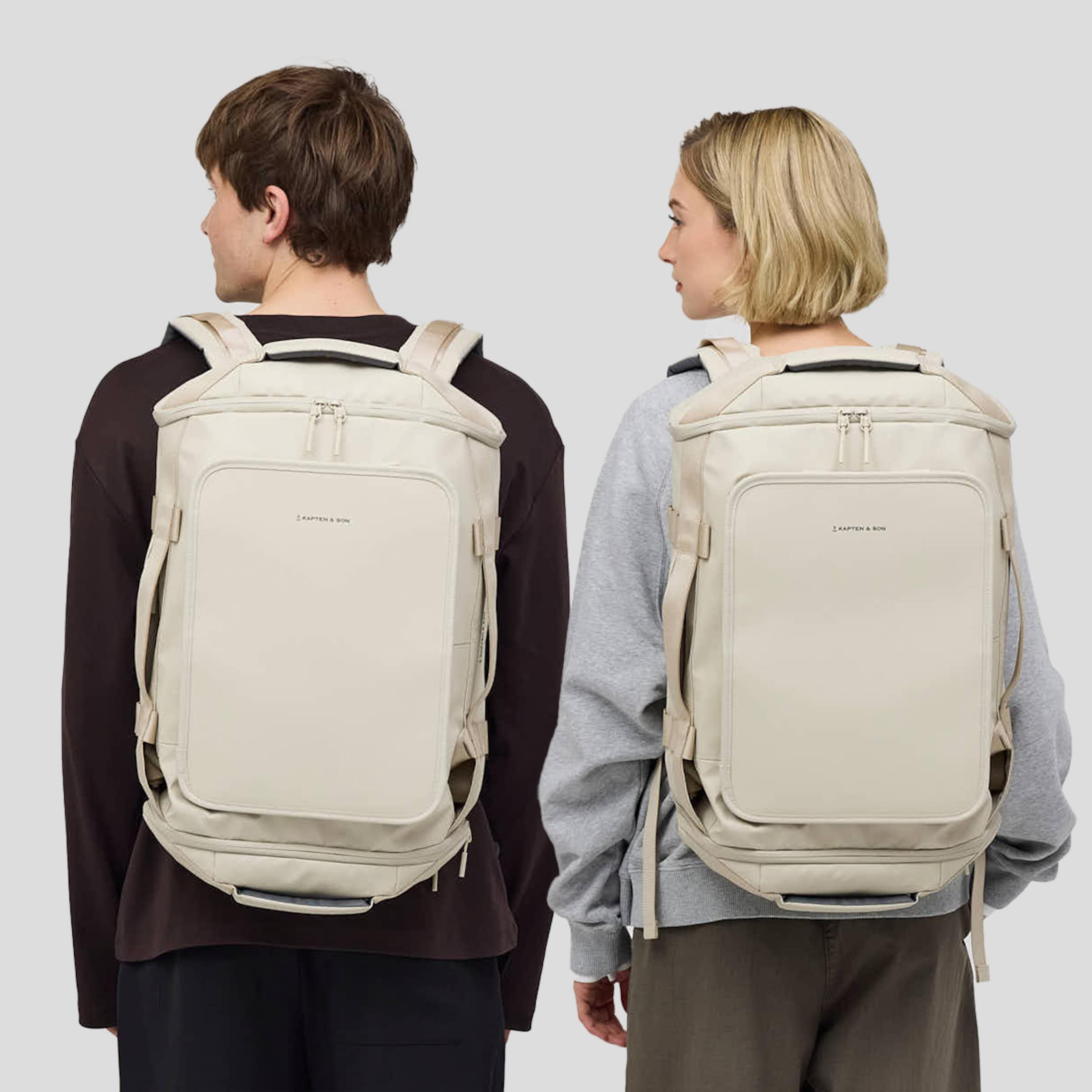 Lisbon Duffle Backpack Small Sandstone 